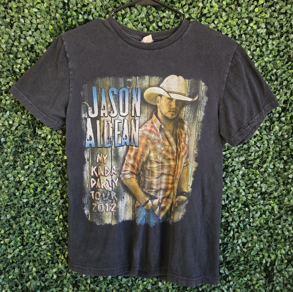 Mens Small Jason Aldean My Kinda Party 2012 Tour Tshirt